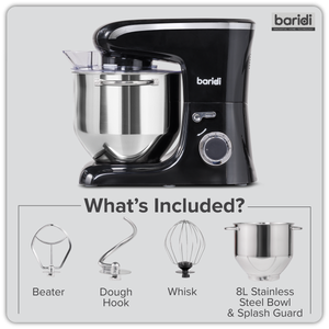 Baridi DH174 1800W Stand Mixer with Accessories 8L - Black - additional view 7