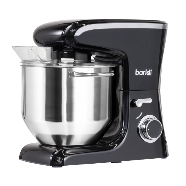Baridi DH174 1800W Stand Mixer with Accessories 8L - Black