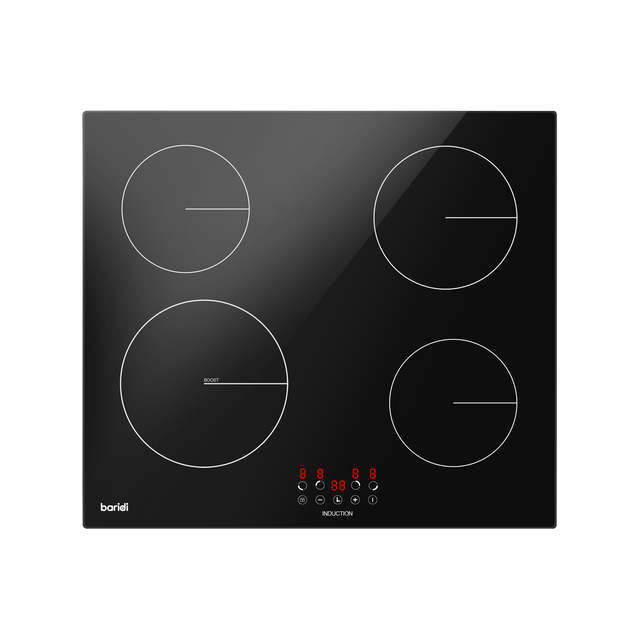 Baridi DH176 Integrated Induction Hob with 4 Cooking Zones 60cm 6800W Output