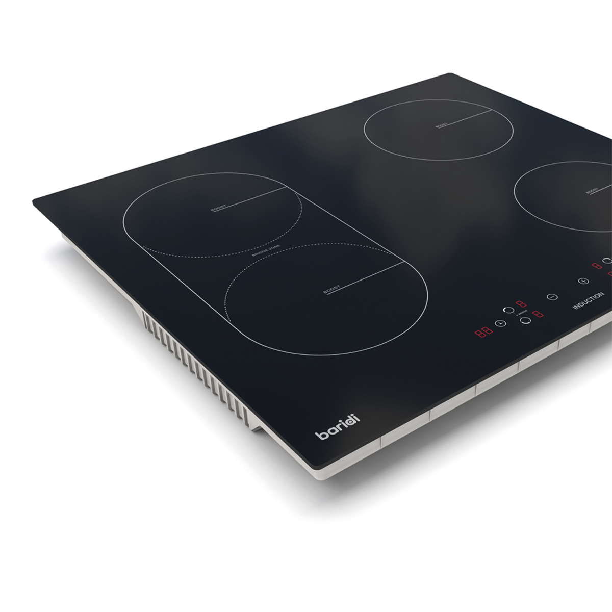 Baridi DH178 Integrated Induction Hob with 4 Cooking Zones & Bridge Zone 60cm 2800W Output - additional view 4