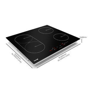 Baridi DH178 Integrated Induction Hob with 4 Cooking Zones & Bridge Zone 60cm 2800W Output - additional view 6