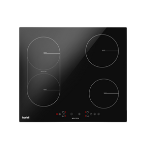 Baridi DH178 Integrated Induction Hob with 4 Cooking Zones & Bridge Zone 60cm 2800W Output