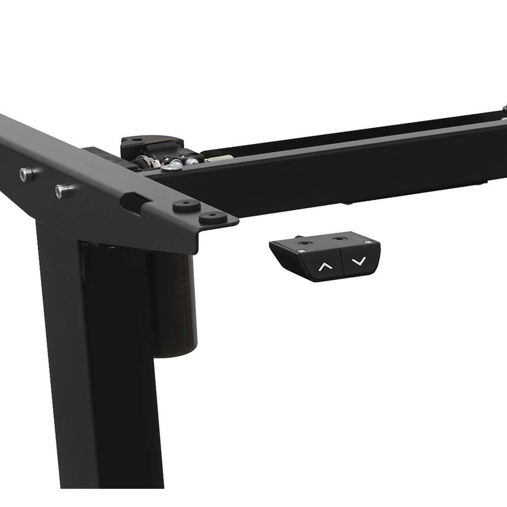 Dellonda DH17 Single Motor Ultra-Quiet Adjustable-Height Desk Frame 70kg Capacity - Black - additional view 5