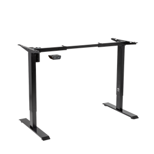 Dellonda DH17 Single Motor Ultra-Quiet Adjustable-Height Desk Frame 70kg Capacity - Black