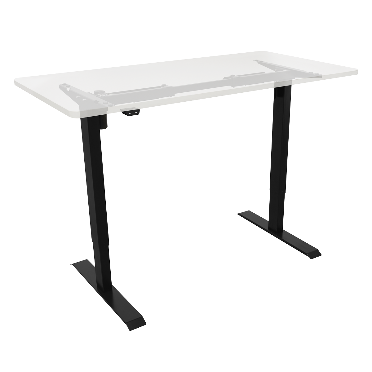 Dellonda DH17 Single Motor Ultra-Quiet Adjustable-Height Desk Frame 70kg Capacity - Black - additional view 3