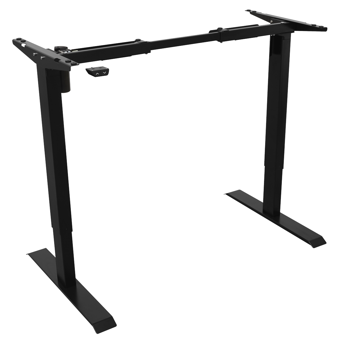 Dellonda DH17 Single Motor Ultra-Quiet Adjustable-Height Desk Frame 70kg Capacity - Black - additional view 2