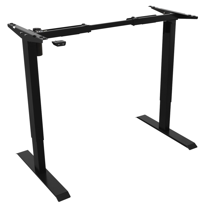 Dellonda DH17 Single Motor Ultra-Quiet Adjustable-Height Desk Frame 70kg Capacity - Black - additional view 2