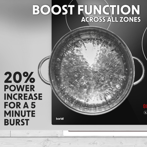 Baridi DH180 Integrated Induction Hob with 5 Cooking Zones 90cm 9300W Output - additional view 7