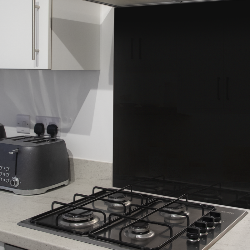 Baridi DH194 Splashback for Cooker Hoods 60 x 75cm - Black - additional view 5