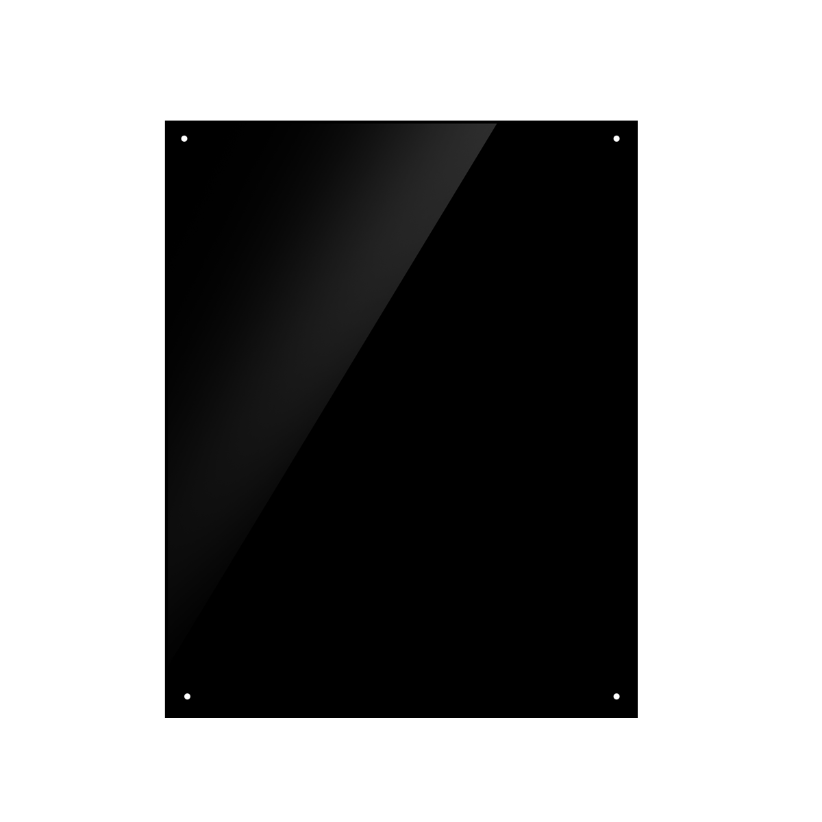 Baridi DH194 Splashback for Cooker Hoods 60 x 75cm - Black