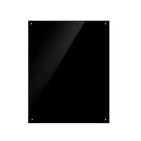 Baridi DH194 Splashback for Cooker Hoods 60 x 75cm - Black