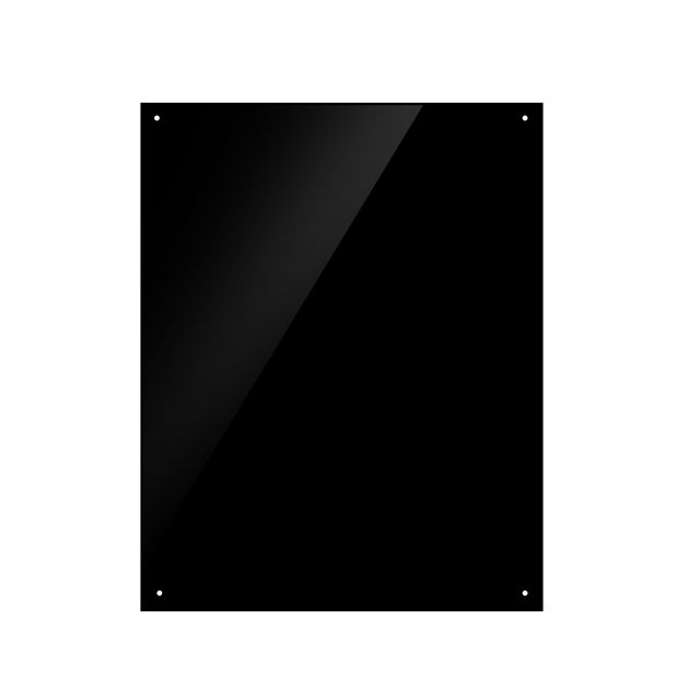 Baridi DH194 Splashback for Cooker Hoods 60 x 75cm - Black