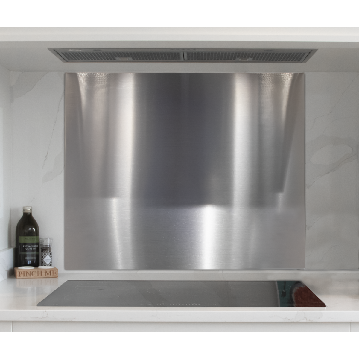 Baridi DH195 Splashback for Cooker Hoods 90 x 75cm - Stainless Steel - additional view 2