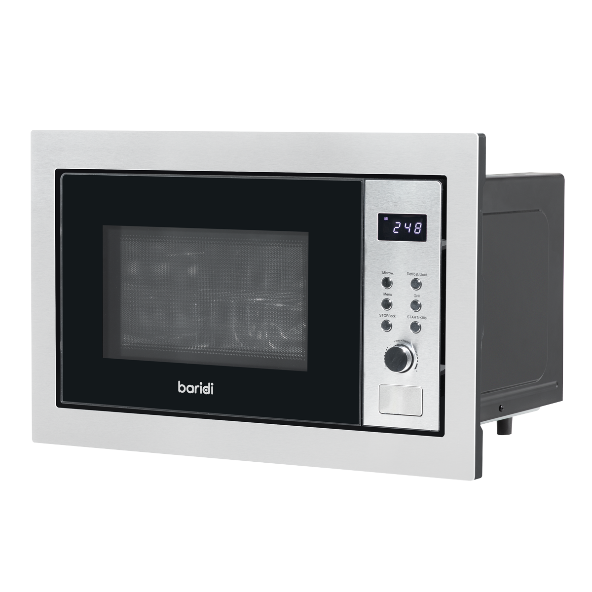 Baridi DH197 Integrated Microwave Oven with Grill 25L Capacity 900W - Stainless Steel - additional view 7