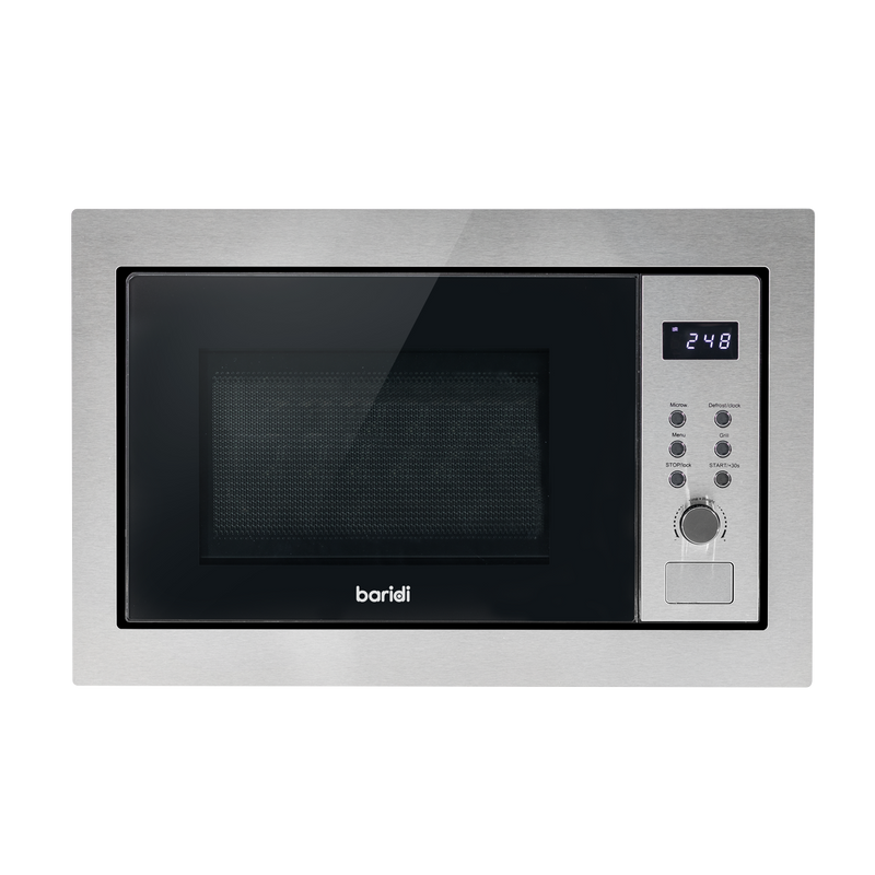 Baridi DH197 Integrated Microwave Oven with Grill 25L Capacity 900W - Stainless Steel - additional view 8