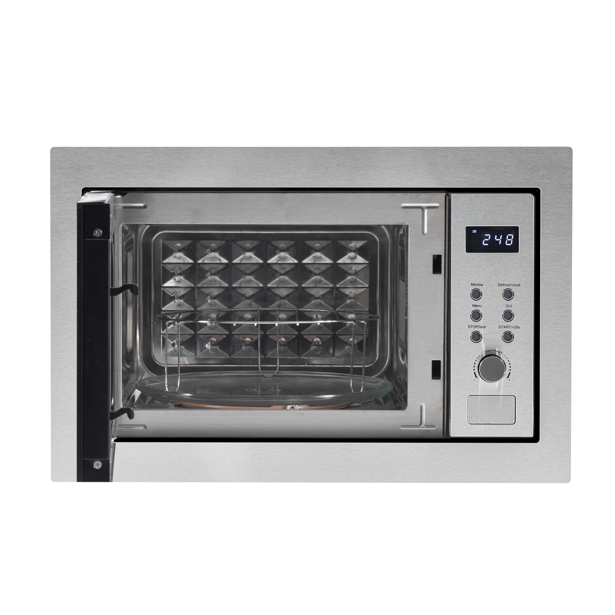 Baridi DH197 Integrated Microwave Oven with Grill 25L Capacity 900W - Stainless Steel - additional view 9