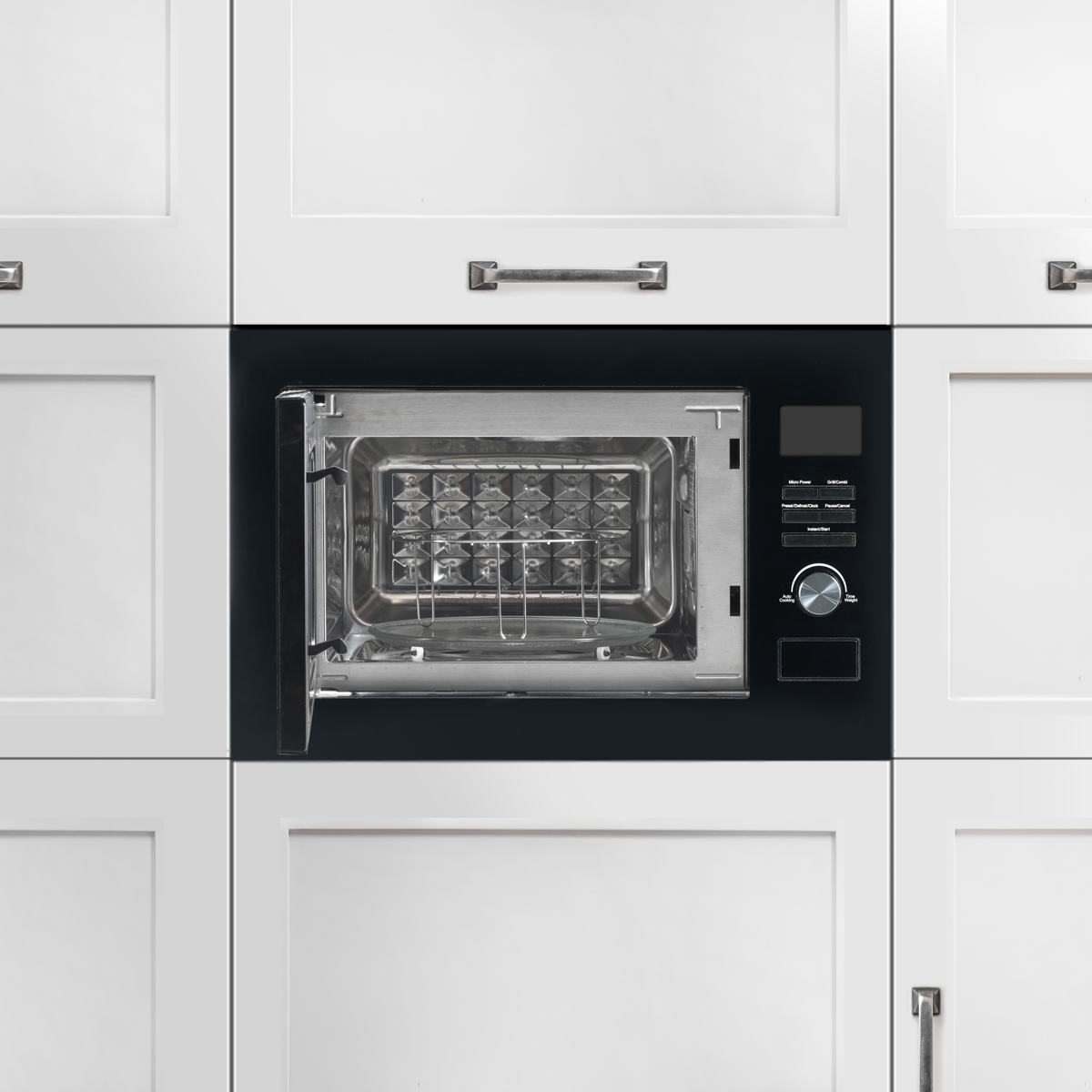 Baridi DH198 Integrated Microwave Oven with Grill 25L Capacity 900W - Black - additional view 7