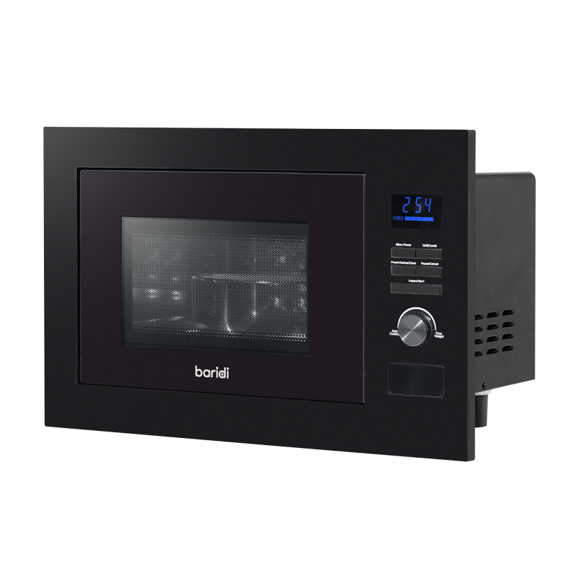 Baridi DH198 Integrated Microwave Oven with Grill 25L Capacity 900W - Black - additional view 2