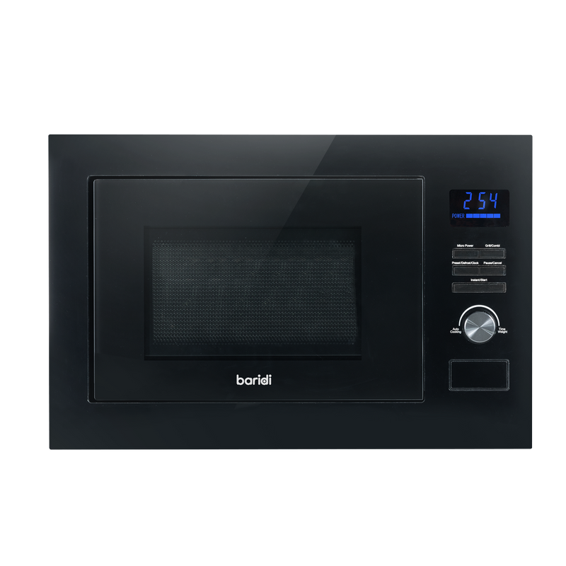 Baridi DH198 Integrated Microwave Oven with Grill 25L Capacity 900W - Black - additional view 4