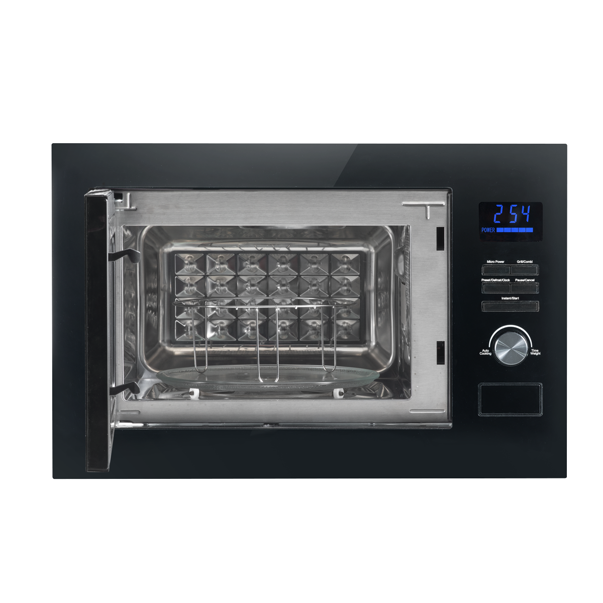 Baridi DH198 Integrated Microwave Oven with Grill 25L Capacity 900W - Black - additional view 5