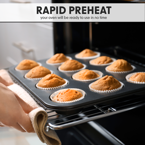 Baridi DH199 Integrated Fan-Assisted Electric Oven 60cm 72L Capacity - Black - additional view 10