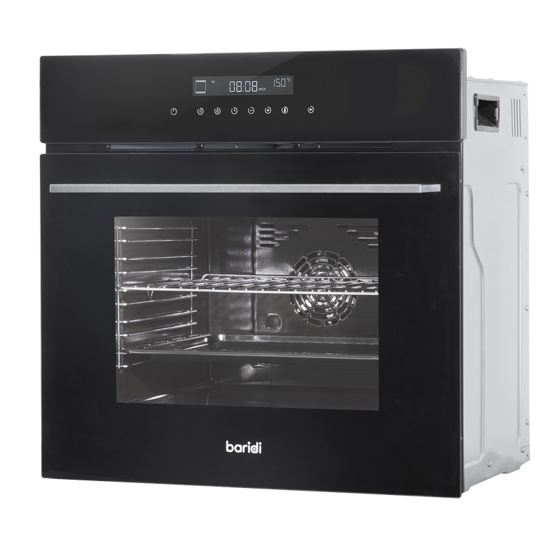 Baridi DH199 Integrated Fan-Assisted Electric Oven 60cm 72L Capacity - Black - additional view 2