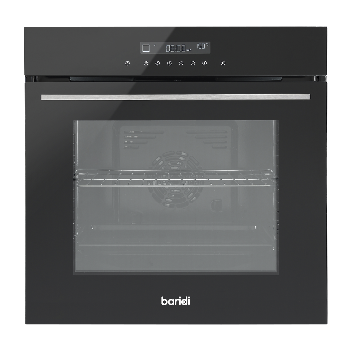 Baridi DH199 Integrated Fan-Assisted Electric Oven 60cm 72L Capacity - Black - additional view 3