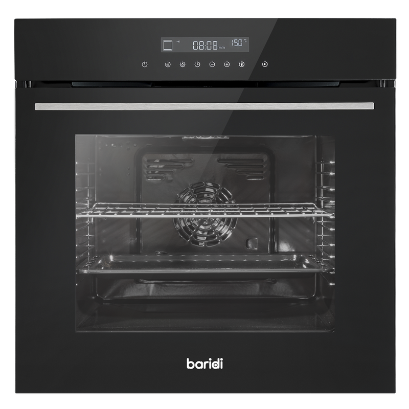 Baridi DH199 Integrated Fan-Assisted Electric Oven 60cm 72L Capacity - Black - additional view 5