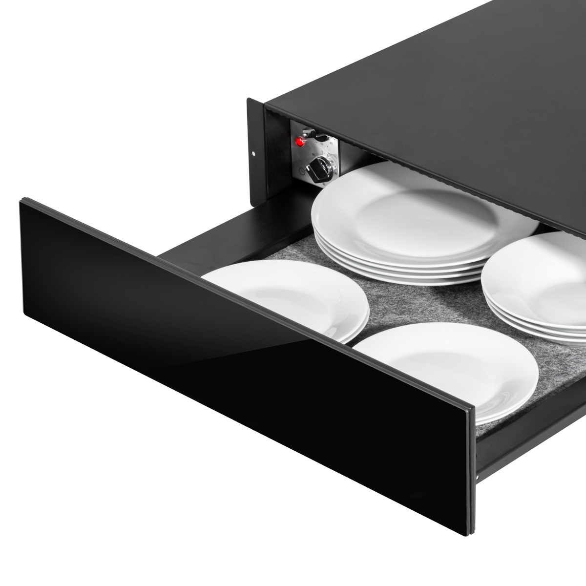 Baridi DH201 Integrated Warming Drawer 60cm - Black - additional view 9