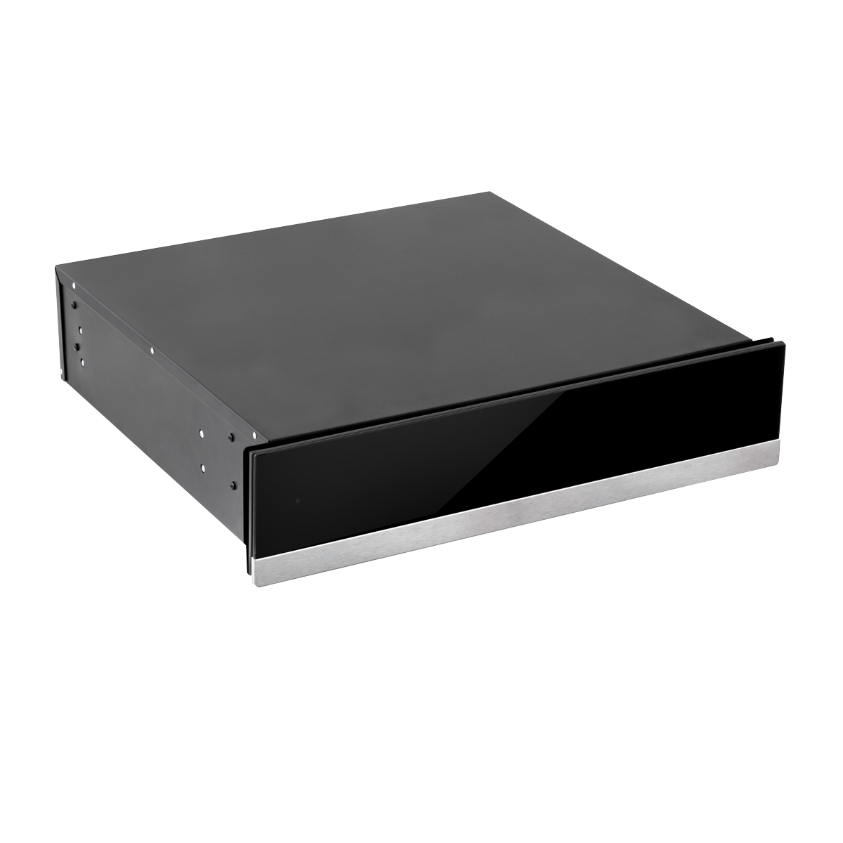 Baridi DH202 Integrated Warming Drawer 60cm - Black/Stainless Steel