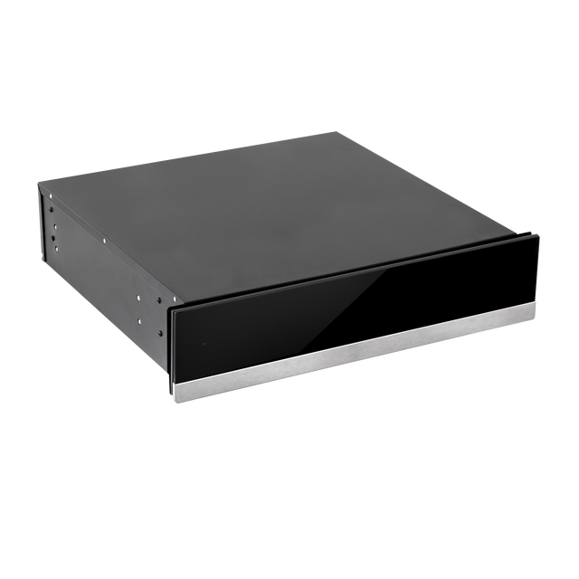 Baridi DH202 Integrated Warming Drawer 60cm - Black/Stainless Steel