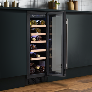 Baridi DH203 20 Bottle Slim Built-In Wine Cooler with Digital Touchscreen Controls, Beech Wood Shelves & - additional view 10