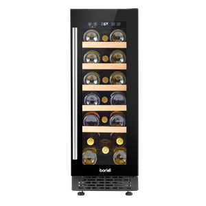 Baridi DH203 20 Bottle Slim Built-In Wine Cooler with Digital Touchscreen Controls, Beech Wood Shelves & - additional view 4