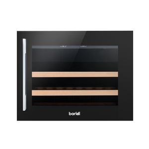 Baridi DH205 28 Bottle Built-In Wine Cooler with Touch Screen Controls, Beech Wood Shelves & LED Light - additional view 6