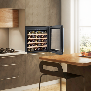 Baridi DH206 36 Bottle Built-In Wine Cooler with Touchscreen Controls, Beech Wood Shelves & LED Light - additional view 13