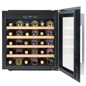 Baridi DH206 36 Bottle Built-In Wine Cooler with Touchscreen Controls, Beech Wood Shelves & LED Light - additional view 12