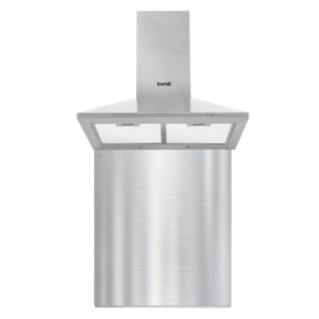 Baridi DH207 Cooker Hood with Carbon Filters & Splashback 60cm - Stainless Steel