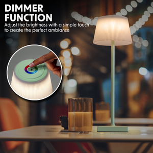 Dellonda DH214 Rechargeable Table Lamp for Home Office Restaurant RGB Colours - additional view 7