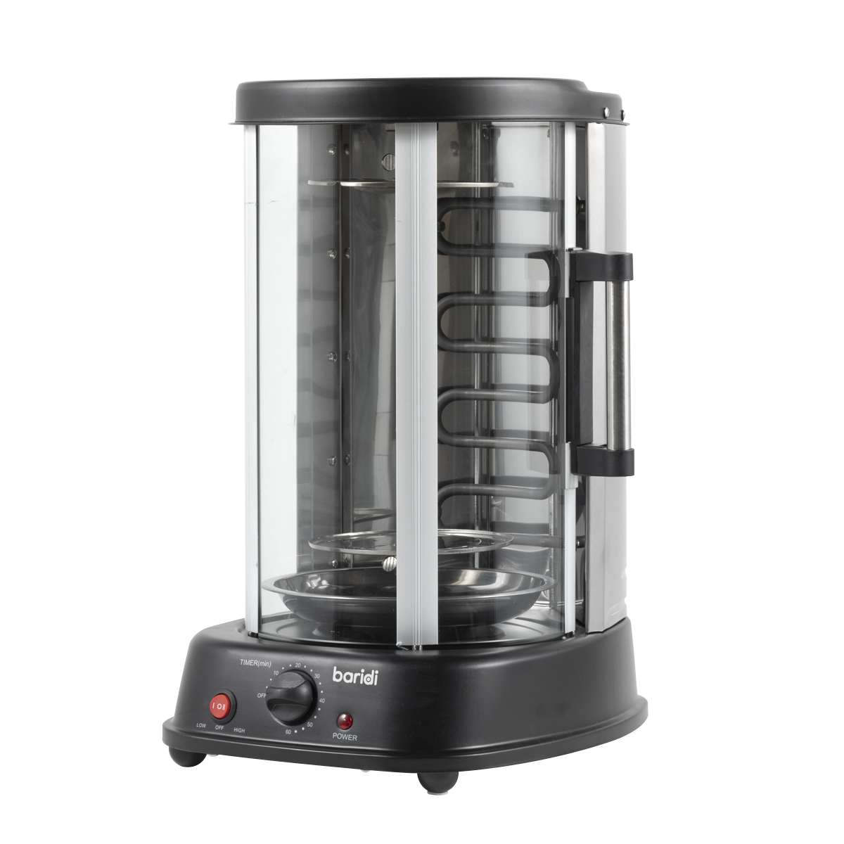 Baridi DH216 Vertical 360° Rotisserie Smokeless Grill 21L Capacity - additional view 2