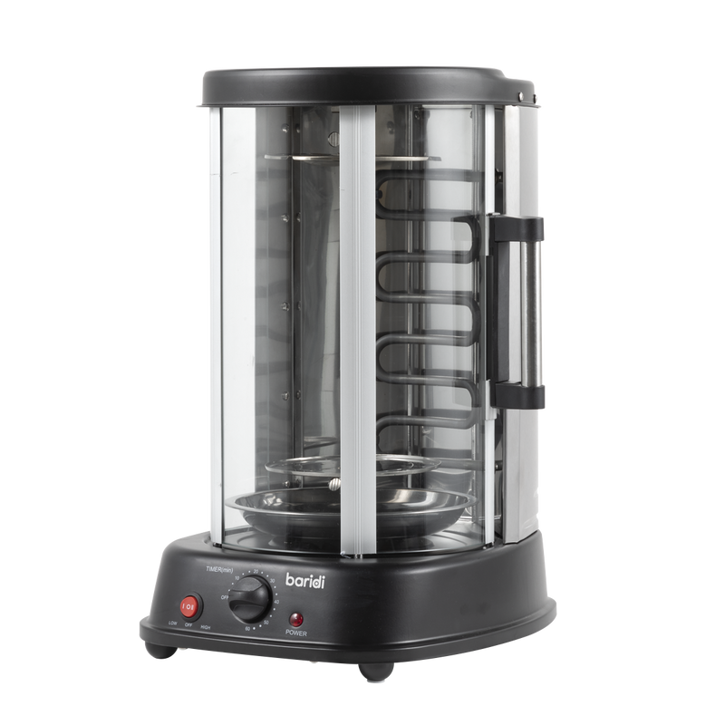 Baridi DH216 Vertical 360° Rotisserie Smokeless Grill 21L Capacity - additional view 2