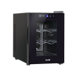 Baridi DH217 6 Bottle Thermoelectric Tabletop Wine Cooler with Touch Control - Black