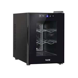 Baridi DH217 6 Bottle Thermoelectric Tabletop Wine Cooler with Touch Control - Black