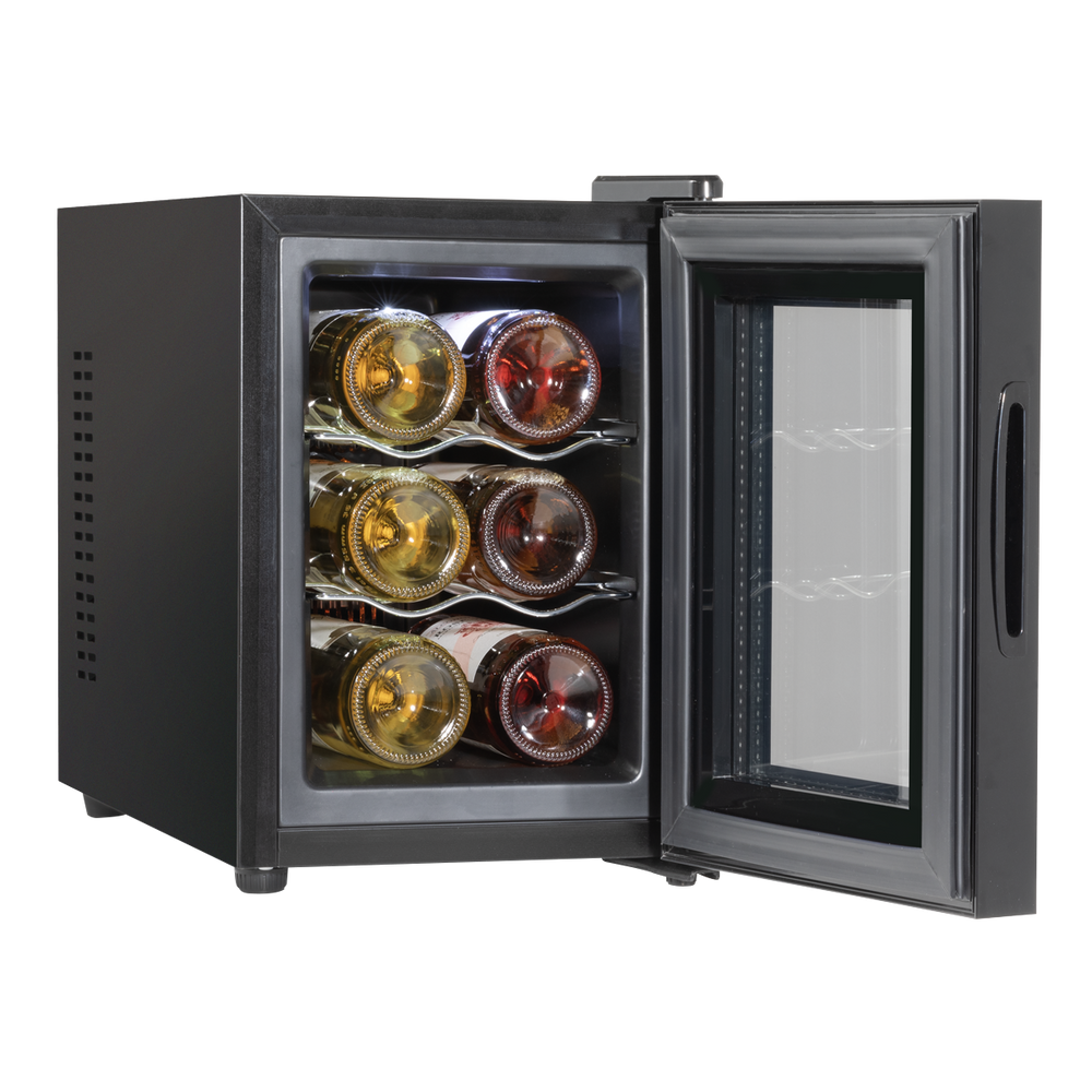 Baridi DH217 6 Bottle Thermoelectric Tabletop Wine Cooler with Touch Control - Black - additional view 4