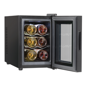 Baridi DH217 6 Bottle Thermoelectric Tabletop Wine Cooler with Touch Control - Black - additional view 4
