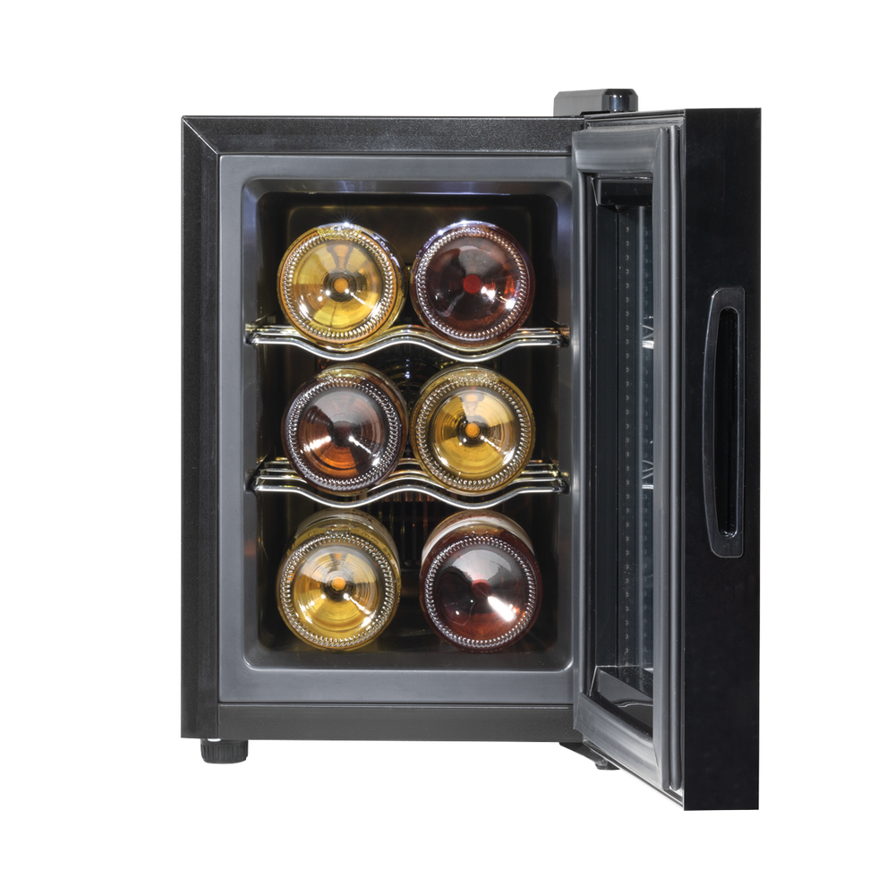 Baridi DH217 6 Bottle Thermoelectric Tabletop Wine Cooler with Touch Control - Black - additional view 8