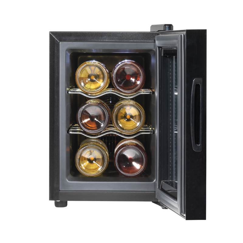 Baridi DH217 6 Bottle Thermoelectric Tabletop Wine Cooler with Touch Control - Black - additional view 8