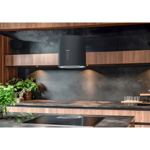 Baridi DH219 Round Island Cooker Hood 35cm - Black - additional view 2