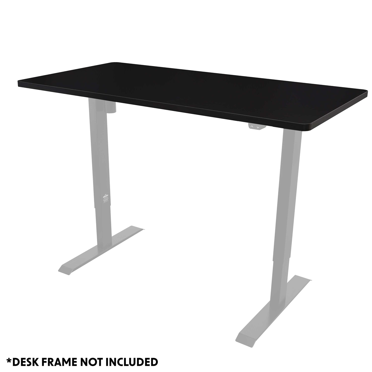 Dellonda DH21 Rectangular Desktop 1400 x 700mm - Black - additional view 2