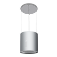 Baridi DH220 Round Island Cooker Hood 35cm - Stainless Steel