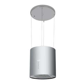 Baridi DH220 Round Island Cooker Hood 35cm - Stainless Steel